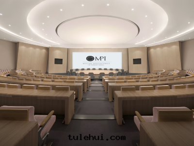 楓丹泽木酒(jiǔ)店(diàn)四(sì)樓模拟聯合國(guó)報告廳建築聲学、影視燈(dēng)光、專业音(yīn)響、LED屏